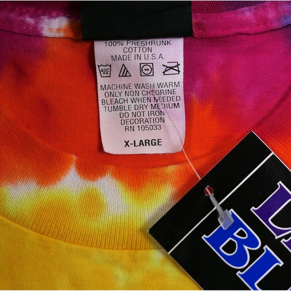 VTG NOS Liquid Blue The Beatles Yellow Submarine Tie-Dye T-Shirt XL ~ 2005 NWT‎ - Picture 8 of 13